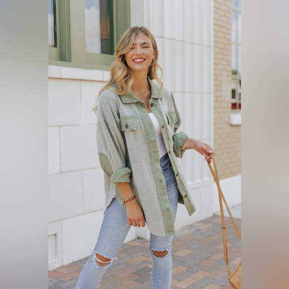 🎉LAST PIECE🎉About Free People Ruby Jacket in Jaded - Picture 2 of 11